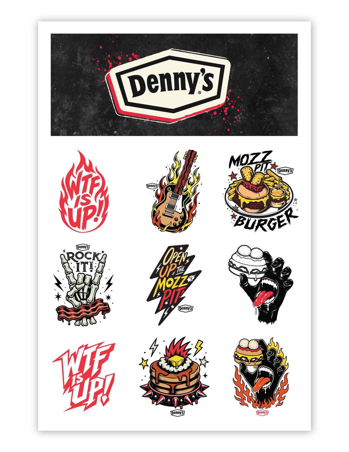 Pit Pack Temporary Tattoos (Pre-Order)