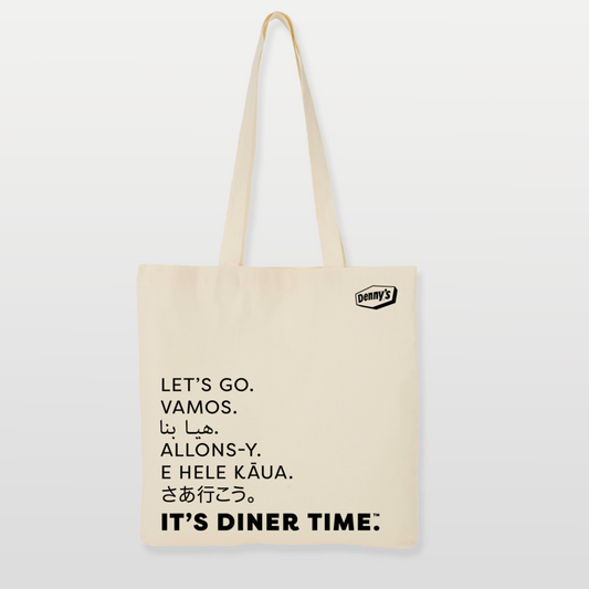It's Diner Time Let's Go Tote