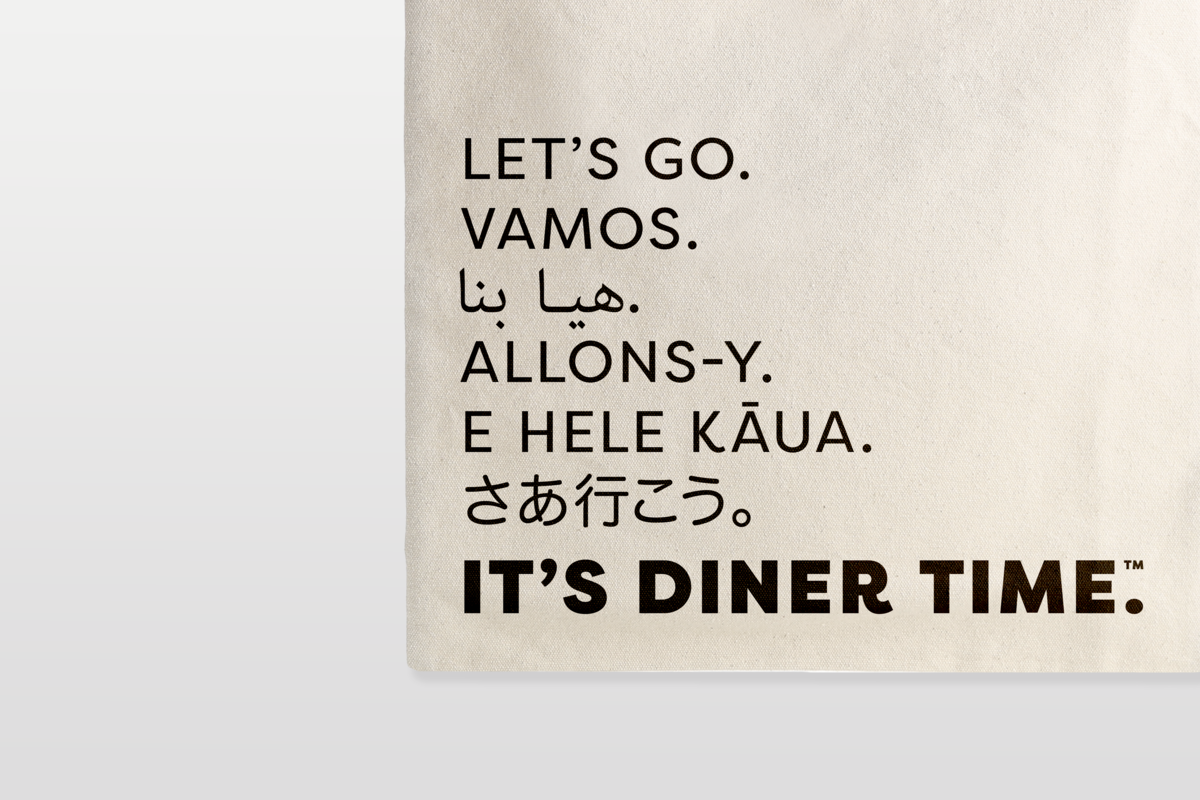 It's Diner Time Let's Go Tote